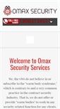 Mobile Screenshot of omaxsecurityservices.com